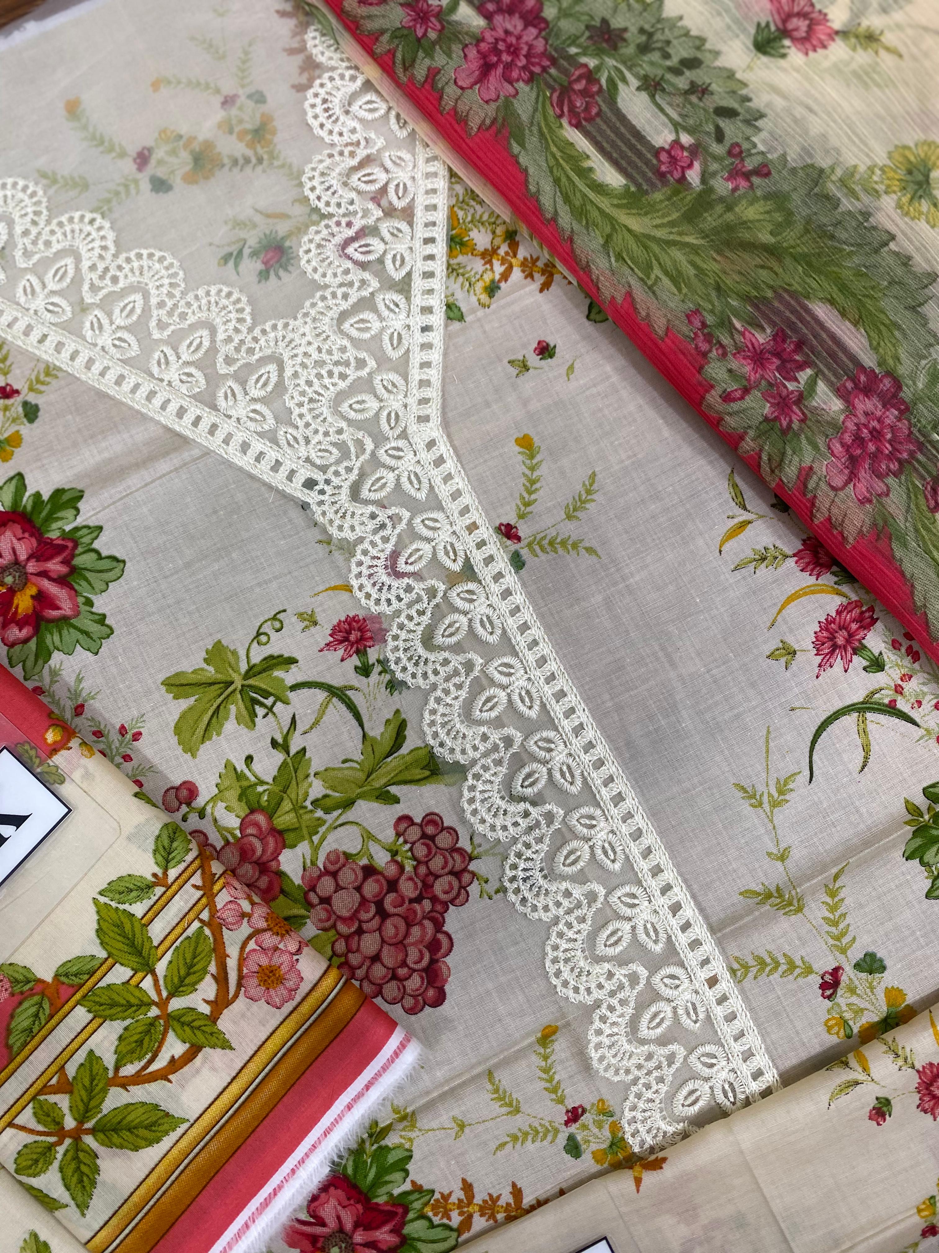 Maria B Lawn Suit-Aarasta