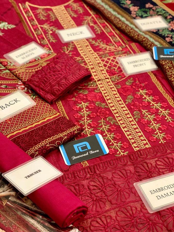 Maria B Lawn Suit-Aarasta