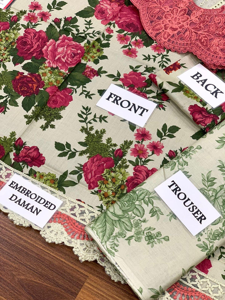 Maria B Lawn Suit-Aarasta