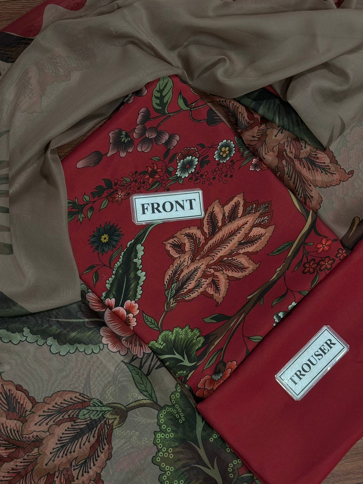 Maria B Lawn Suit-Aarasta