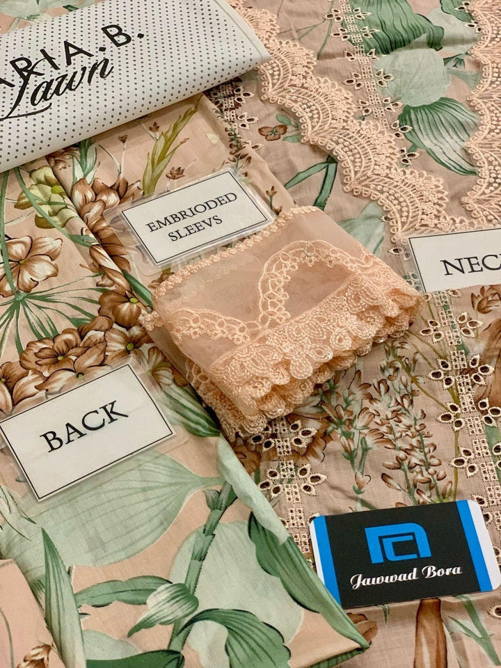 Maria B Lawn Suit-Aarasta