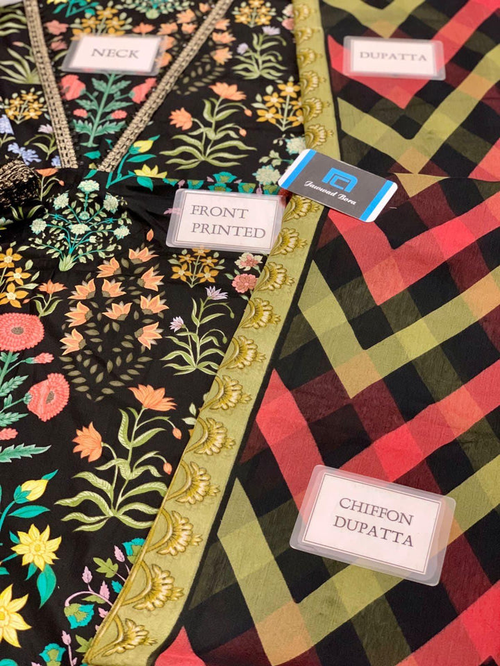 M Print Lawn Suit-Aarasta