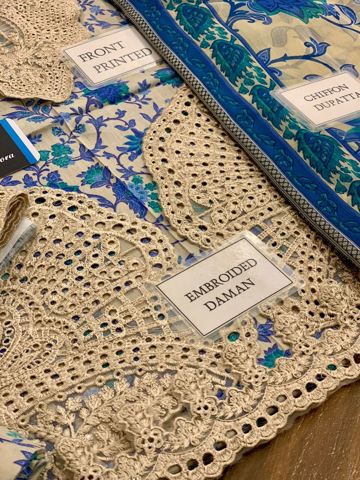 Maria B Lawn Suit-Aarasta