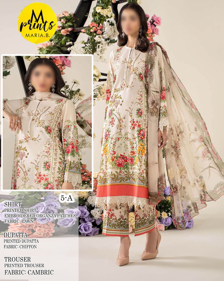 Maria B Lawn Suit-Aarasta