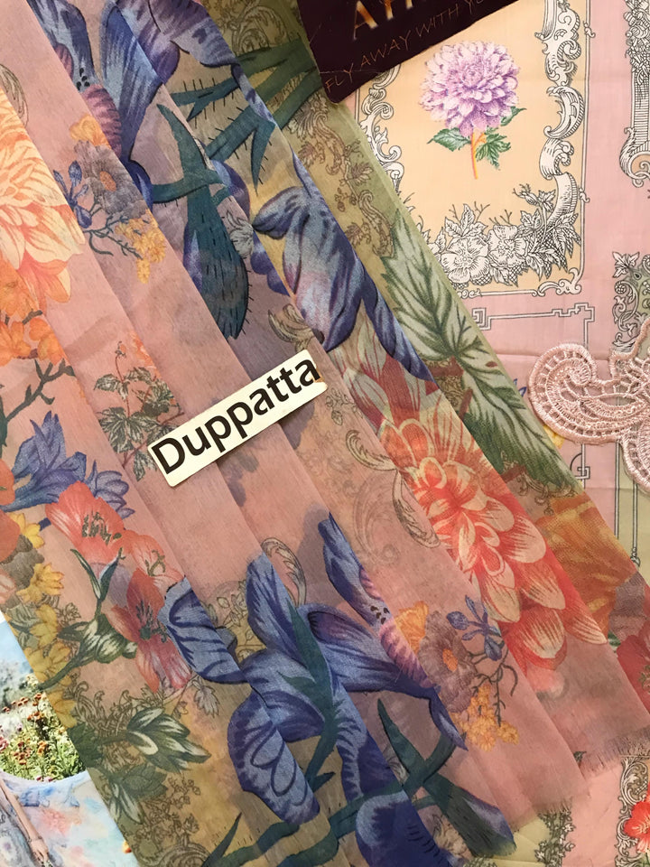 Maria B Lawn Suit-Aarasta