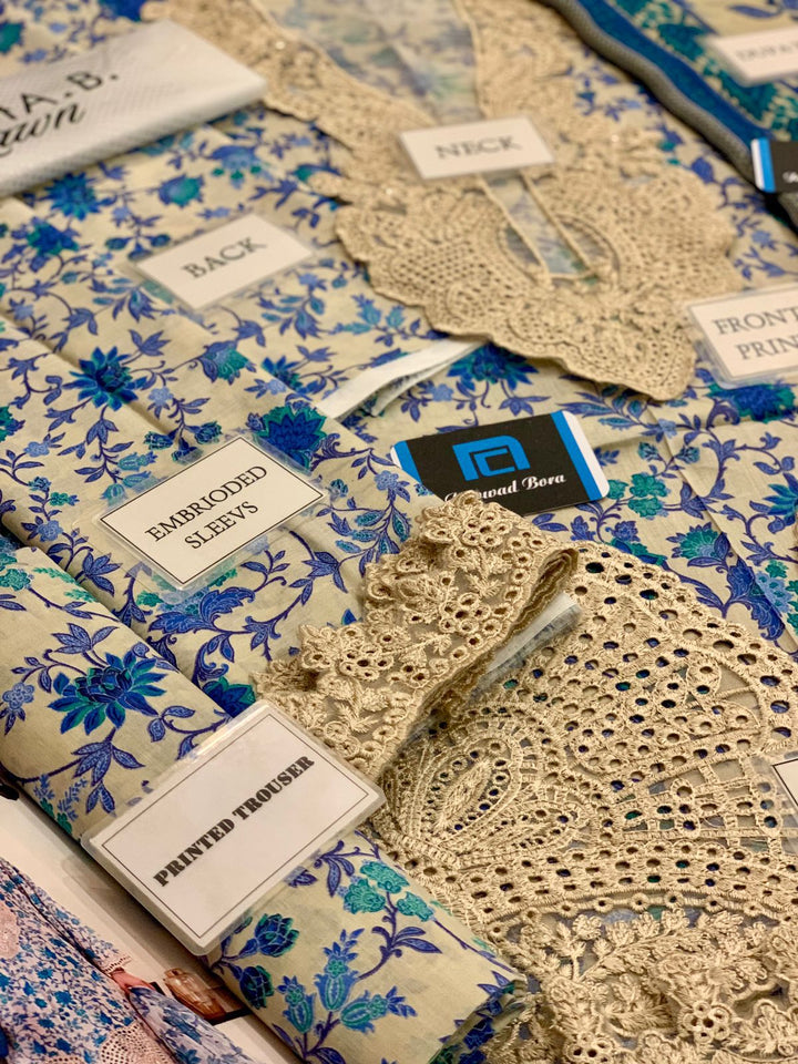 Maria B Lawn Suit-Aarasta