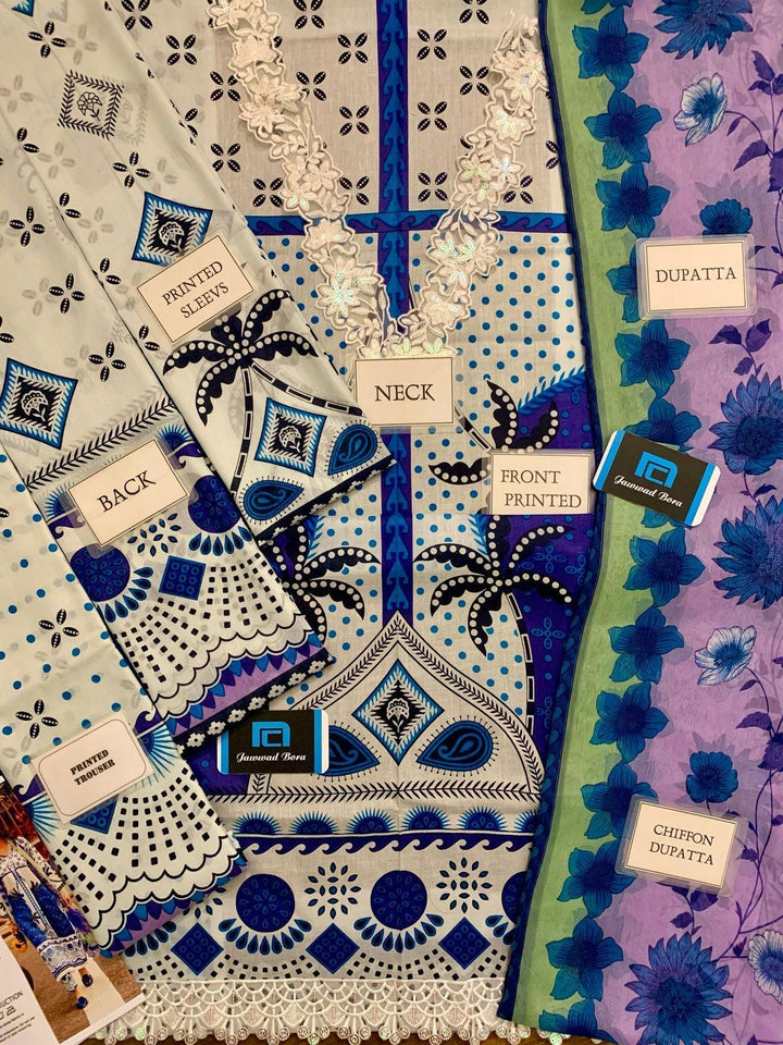 Mushq Lawn Suit-Aarasta