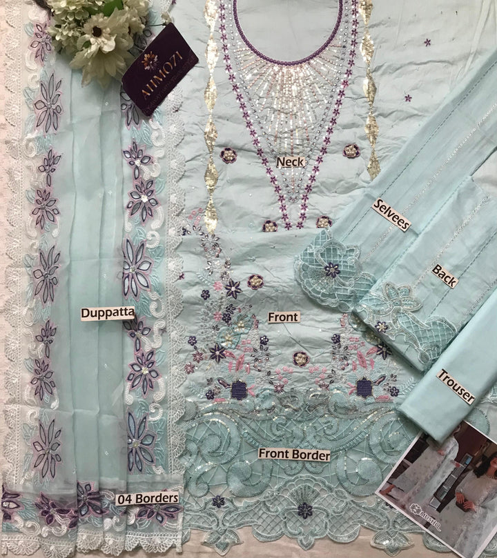 Mushq Lawn Suit-Aarasta