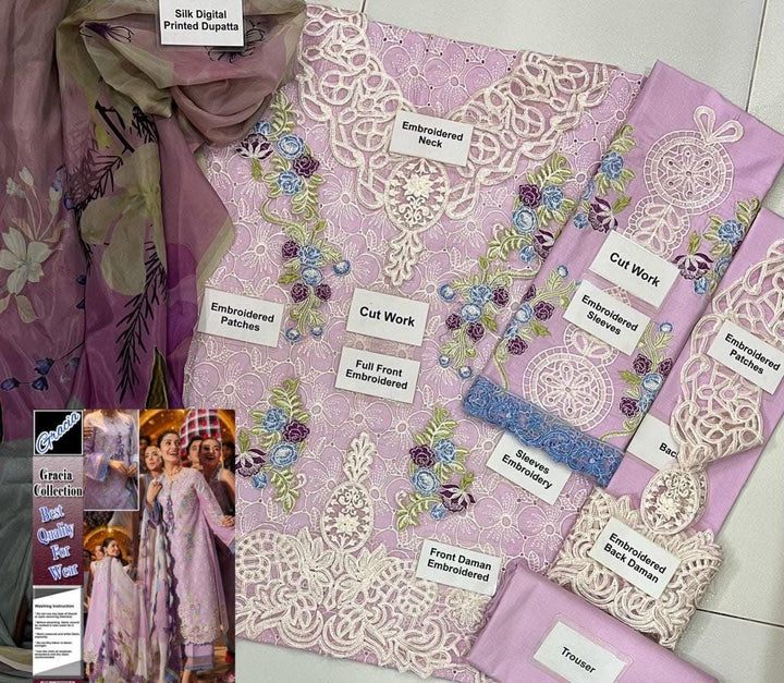 Mushq Lawn Suit-Aarasta