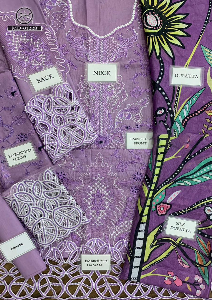 Mushq Lawn Suit-Aarasta