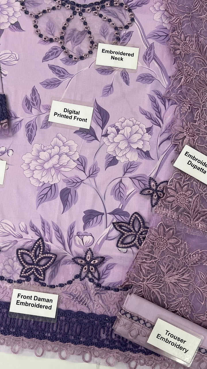 Mushq Lawn Suit-Aarasta