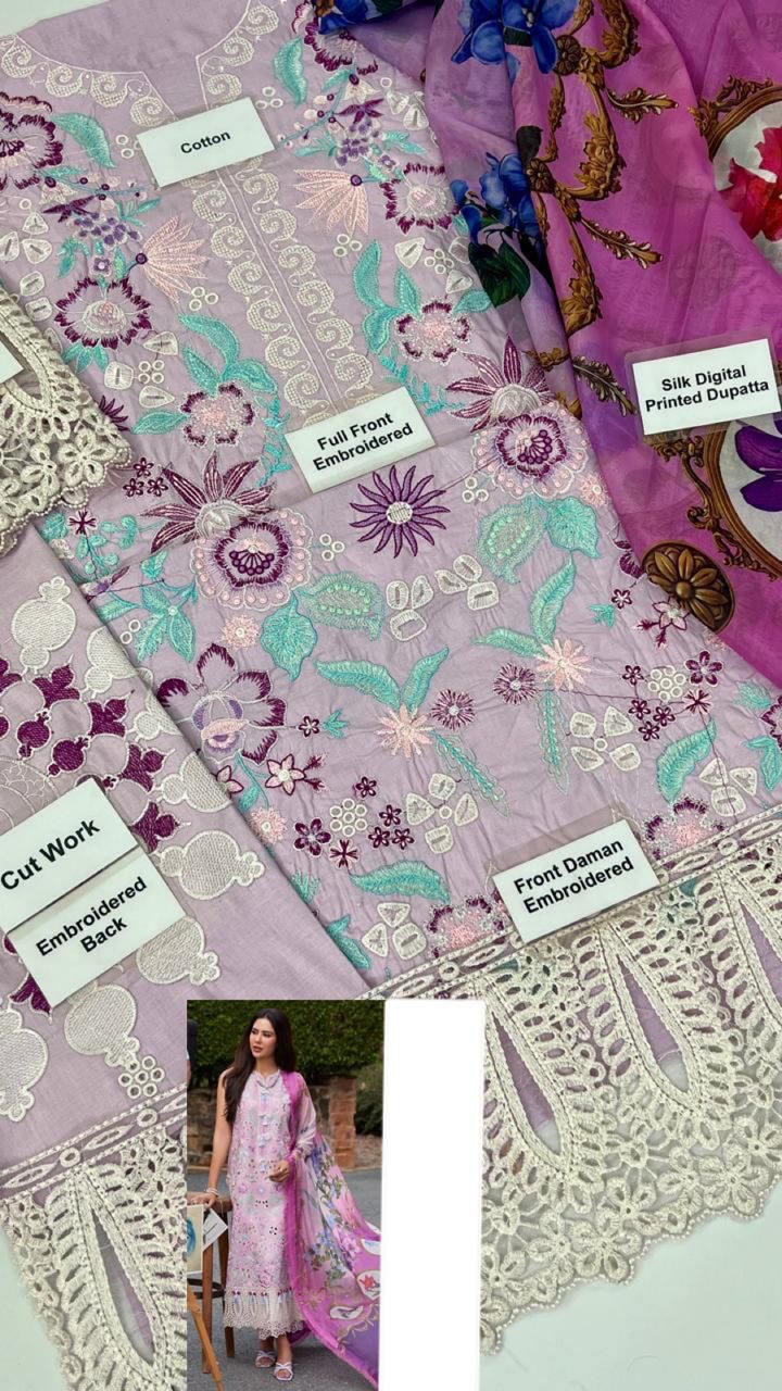 Mushq Lawn Suit-Aarasta