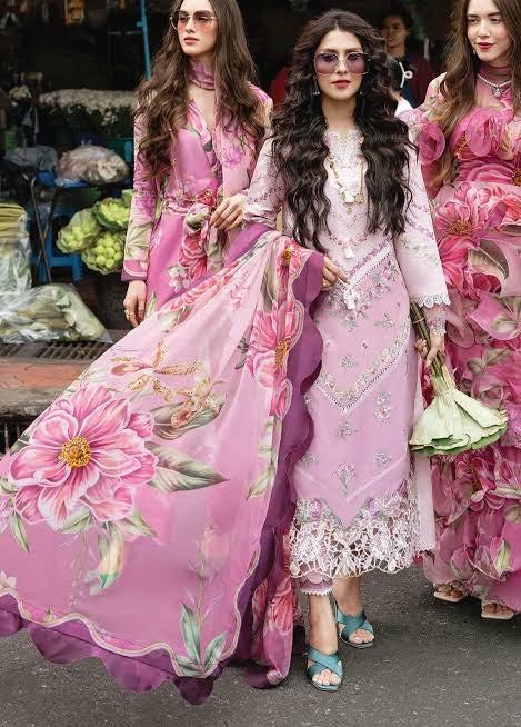 Mushq Lawn Suit-Lawn-Pink-Silk-Aarasta