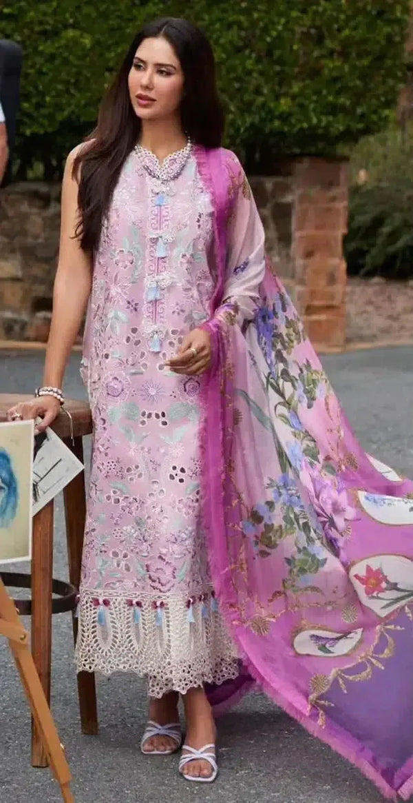 Mushq Lawn Suit-Lawn-Pink-Silk-Aarasta