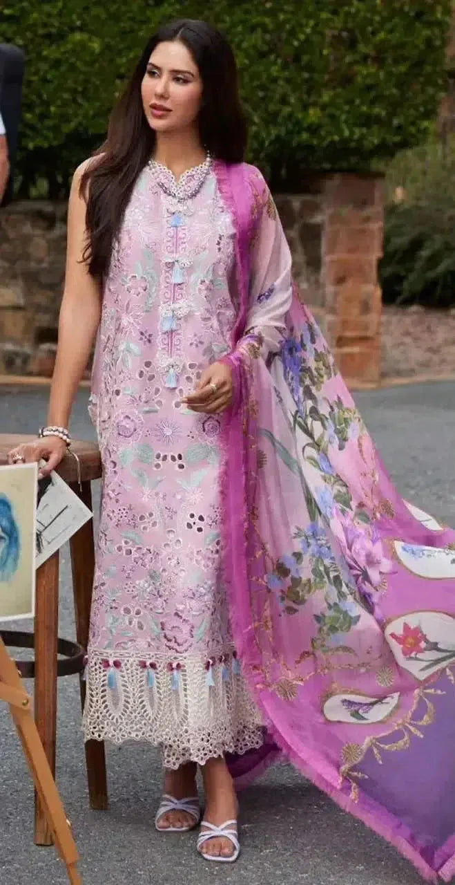 Mushq Lawn Suit-Lawn-Pink-Silk-Aarasta
