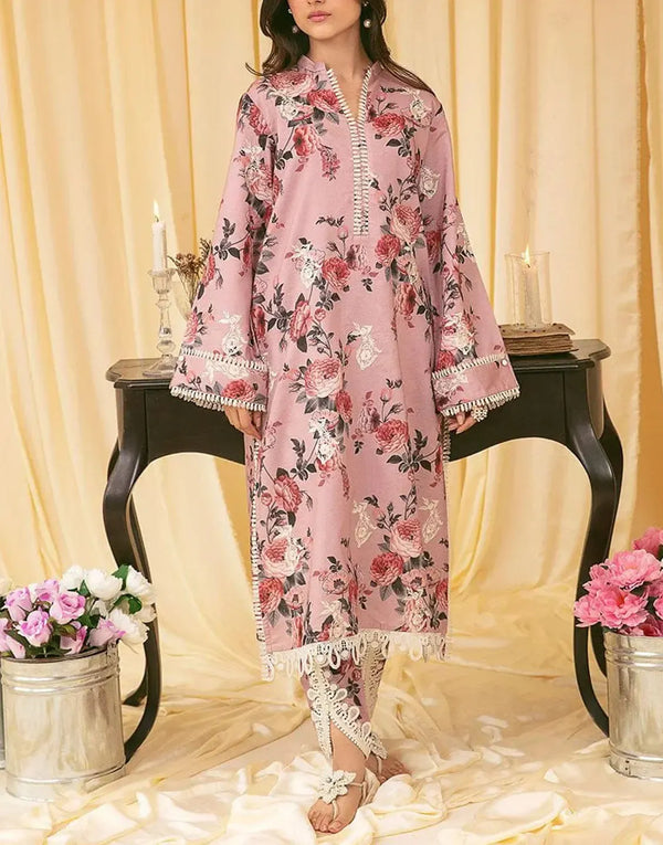 Mushq Lawn Suit-Lawn-Pink-Silk-Aarasta