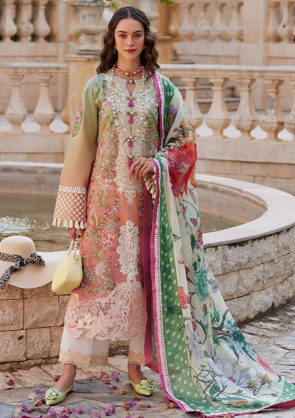 Mushq Lawn Suit-Orange-Lawn-Silk-Aarasta