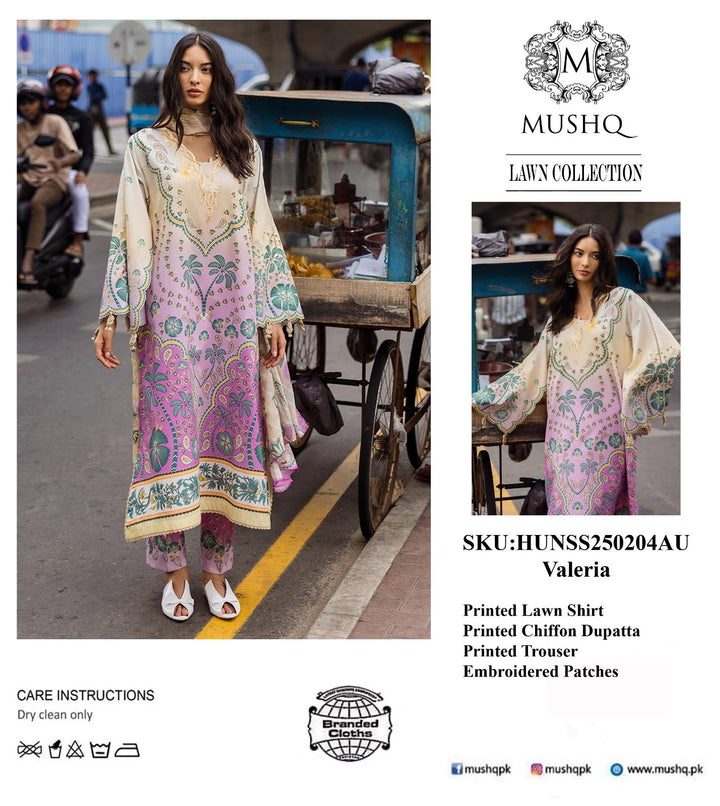 Mushq Lawn Suit-Yellow-Lawn-Chiffon-Aarasta