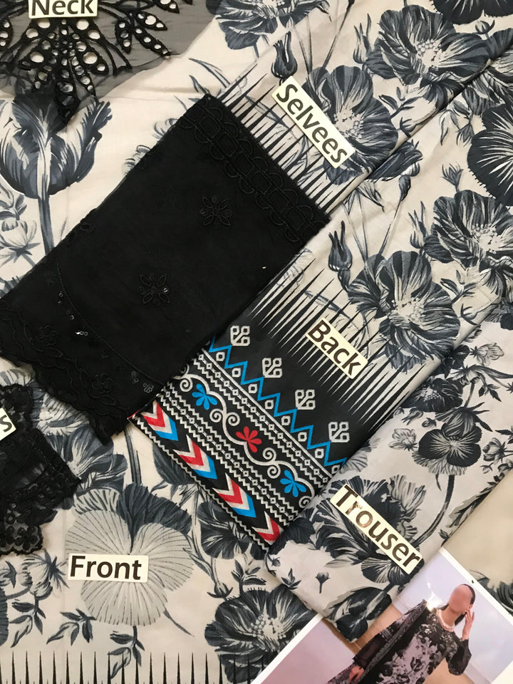 Nureh Lawn Suit-Aarasta