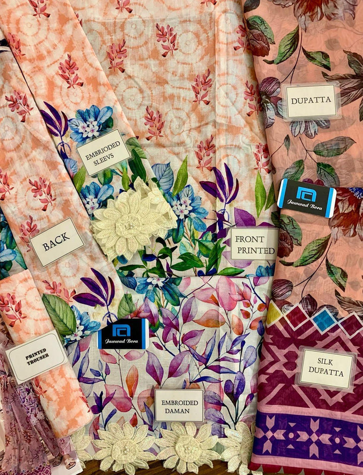 Salitex Lawn Suit-Aarasta