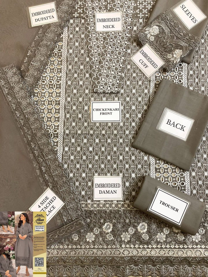 Embroidered Lawn Suit-Aarasta