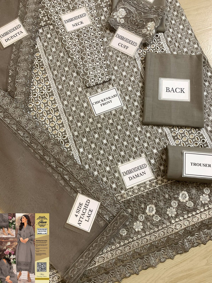 Embroidered Lawn Suit-Aarasta
