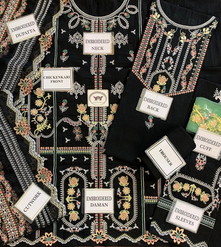 Qalamkar Lawn Suit-Aarasta