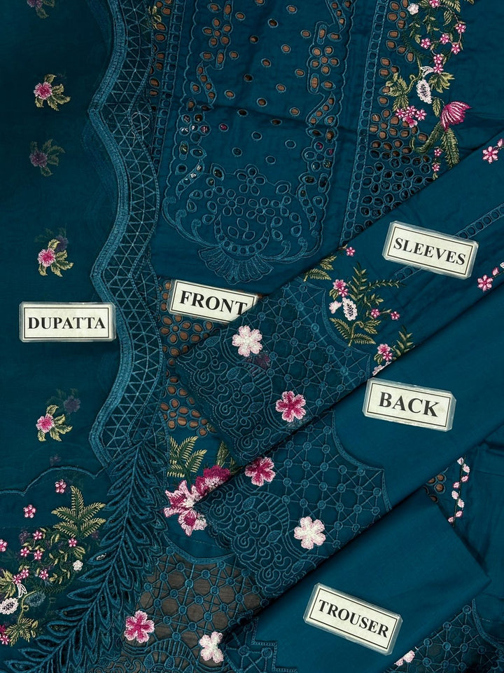 Qalamkar Lawn Suit-Aarasta