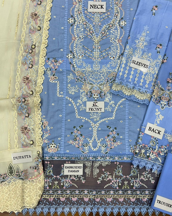 Qalamkar Lawn Suit-Aarasta