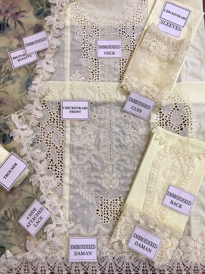 Qalamkar Lawn Suit-Aarasta