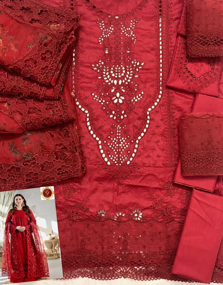 Qalamkar Lawn Suit-Aarasta