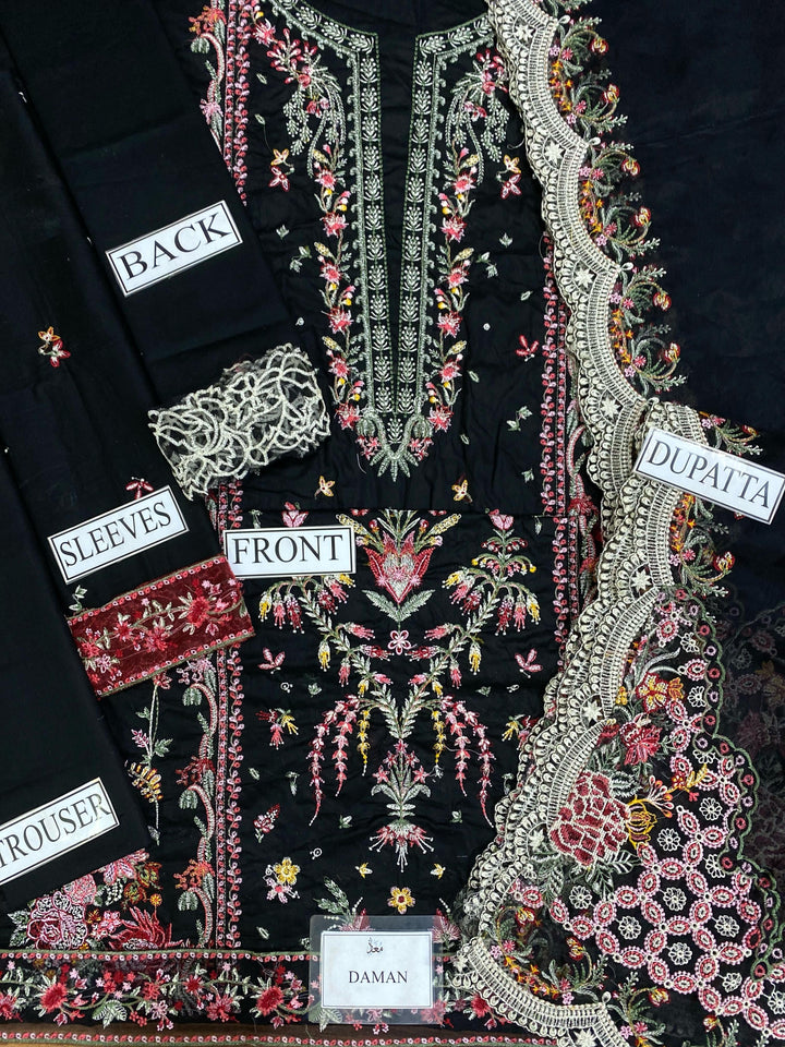 Qalamkar Lawn Suit-Aarasta