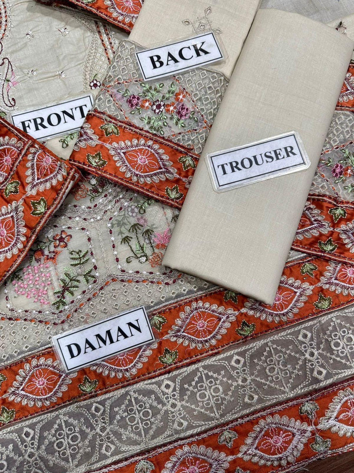 Qalamkar Lawn Suit-Aarasta