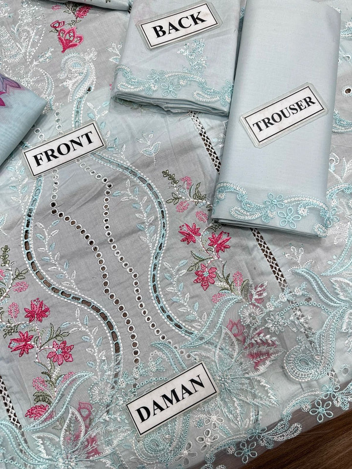 Qalamkar Lawn Suit-Aarasta