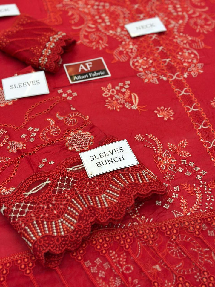 Qalamkar Lawn Suit-Aarasta