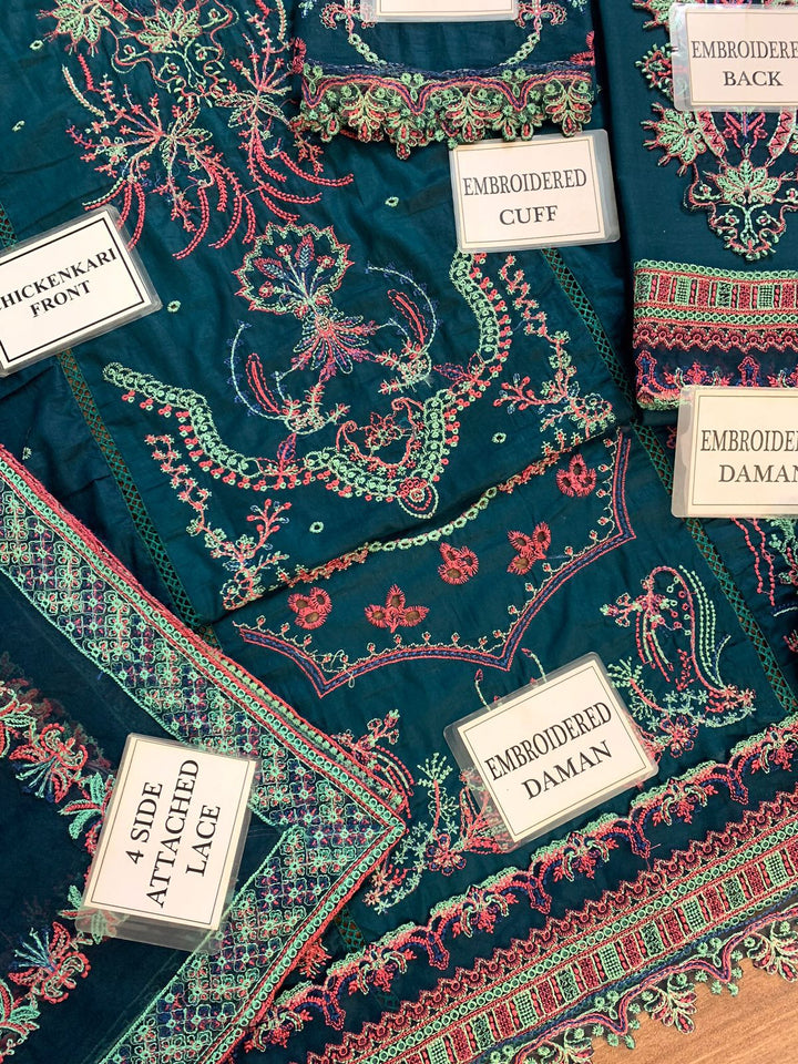 Qalamkar Lawn Suit-Aarasta