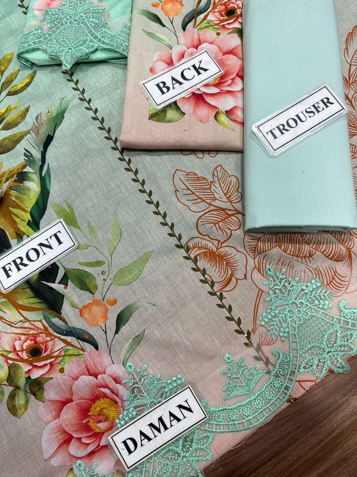 Qalamkar Lawn Suit-Aarasta