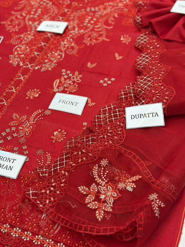 Qalamkar Lawn Suit-Aarasta