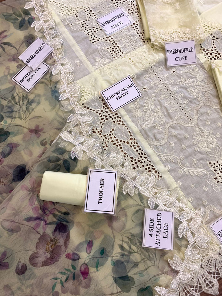 Qalamkar Lawn Suit-Aarasta