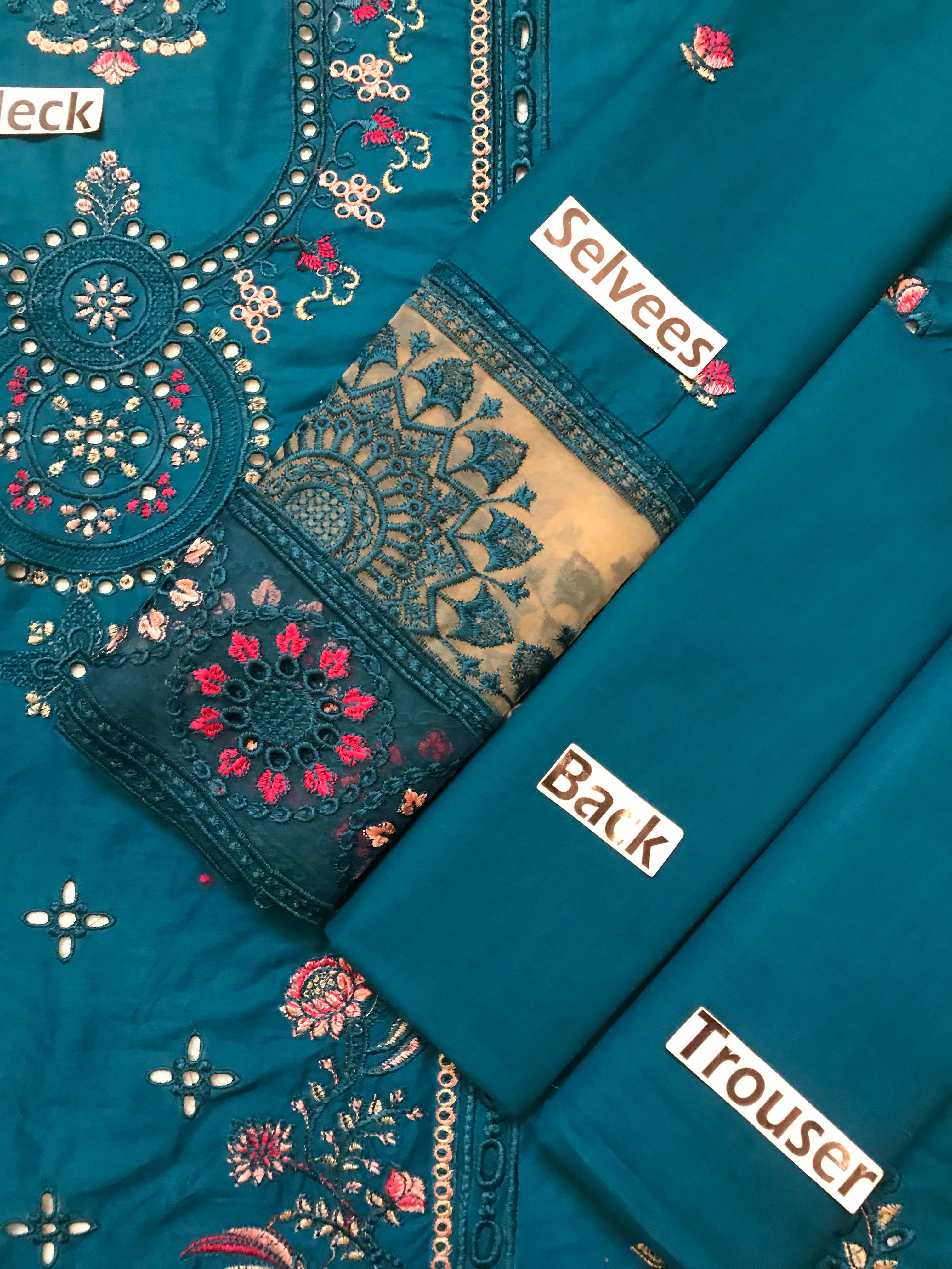 Qalamkar Lawn Suit-Aarasta