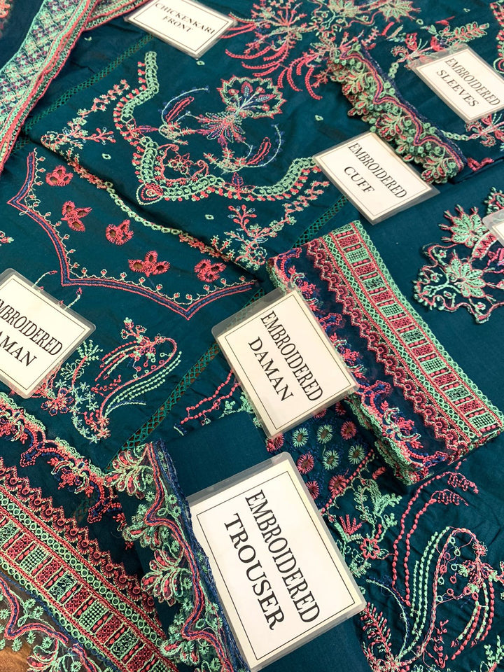 Qalamkar Lawn Suit-Aarasta