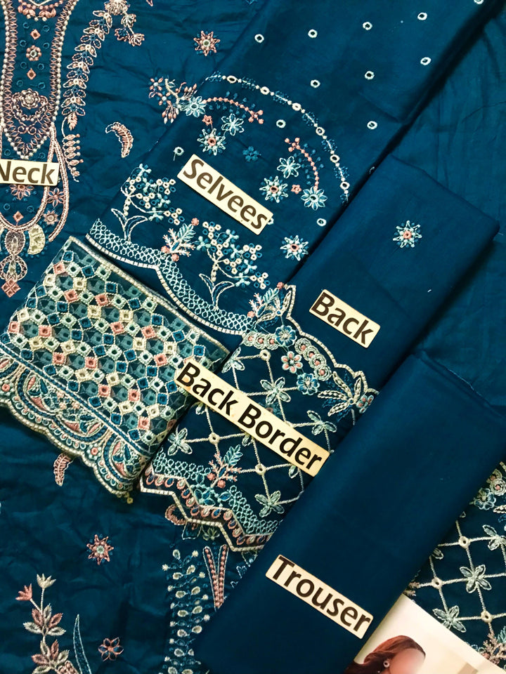 Qalamkar Lawn Suit-Aarasta