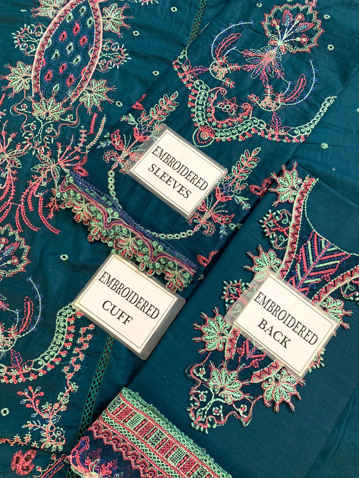 Qalamkar Lawn Suit-Aarasta