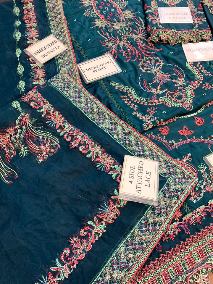 Qalamkar Lawn Suit-Aarasta