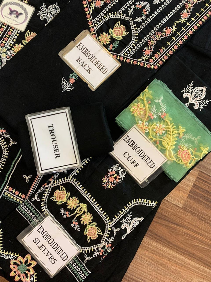 Qalamkar Lawn Suit-Aarasta