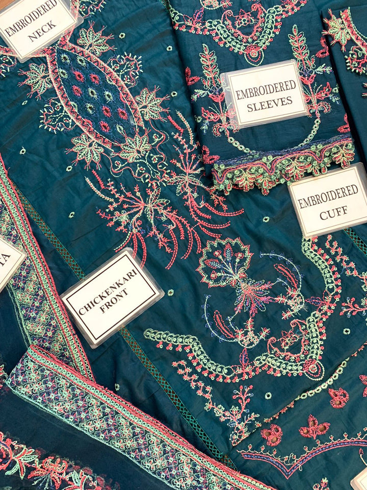 Qalamkar Lawn Suit-Aarasta