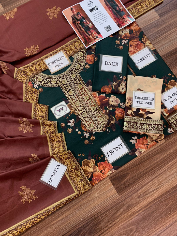 Ramsha Lawn Suit-Aarasta