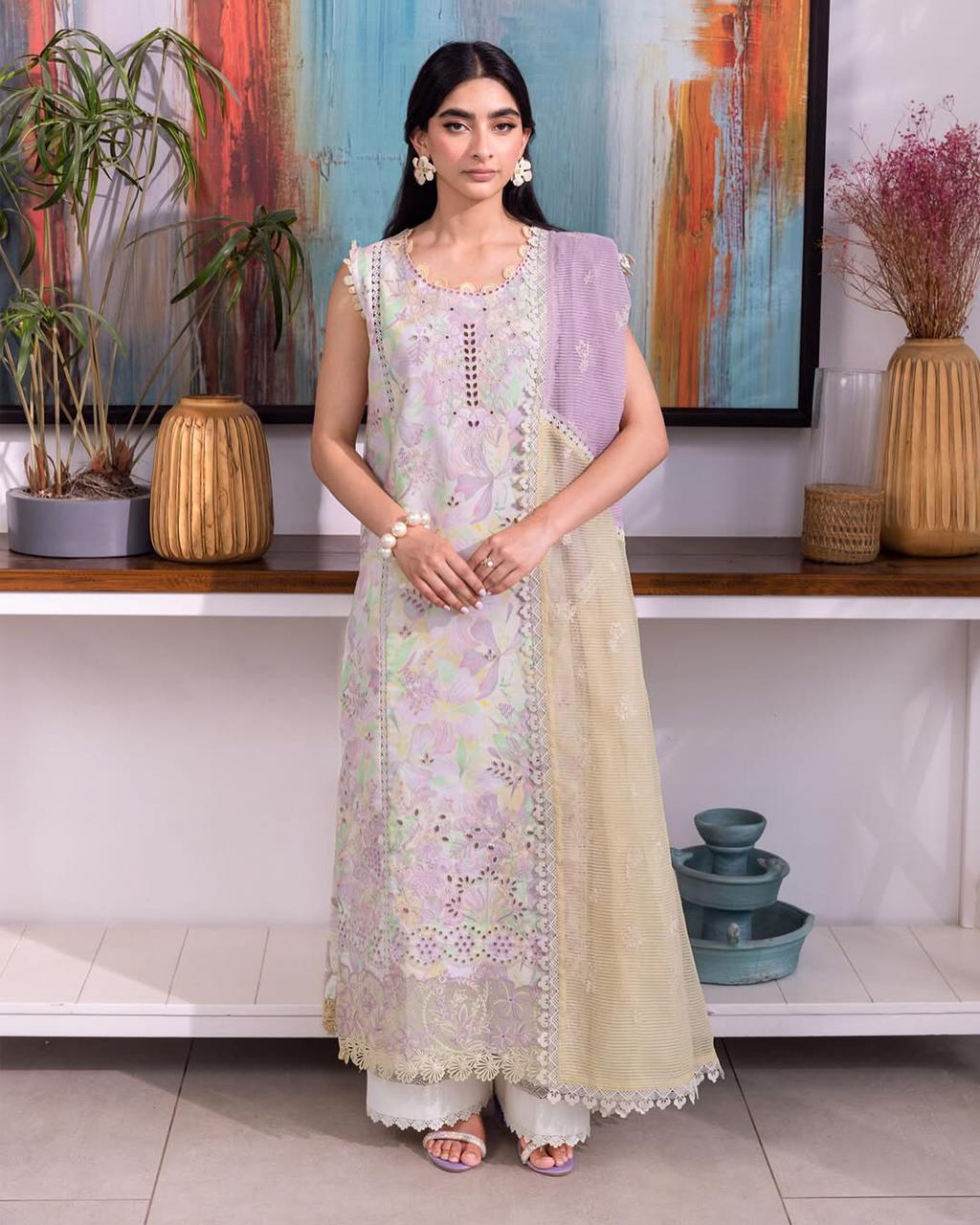 Rang Rasiya Lawn Suit-Lawn-Purple-Net-Aarasta