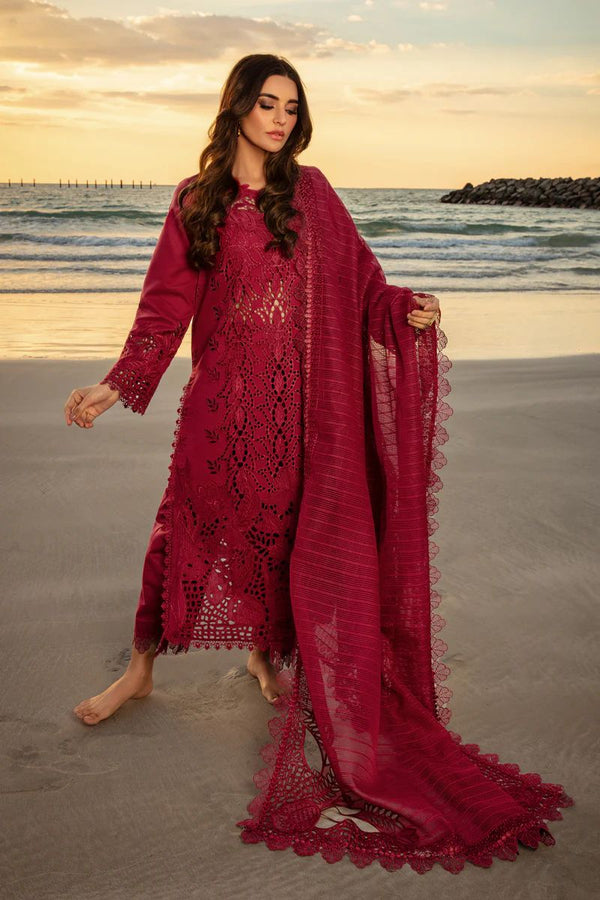 Rang Rasiya Lawn Suit-Lawn-Red-Net-Aarasta