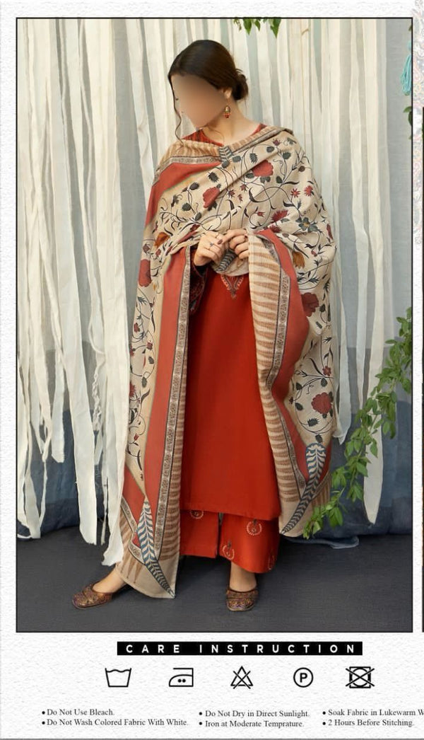 Sana Safinaz Lawn Suit-Lawn-Orange-Organza-Aarasta